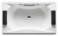 76 Akrylátové vany Element Akrylátová vana, vestavěná kapacita 280 l, včetně podpěr Akrylátová vana, samostatně stojící, s integrovaným