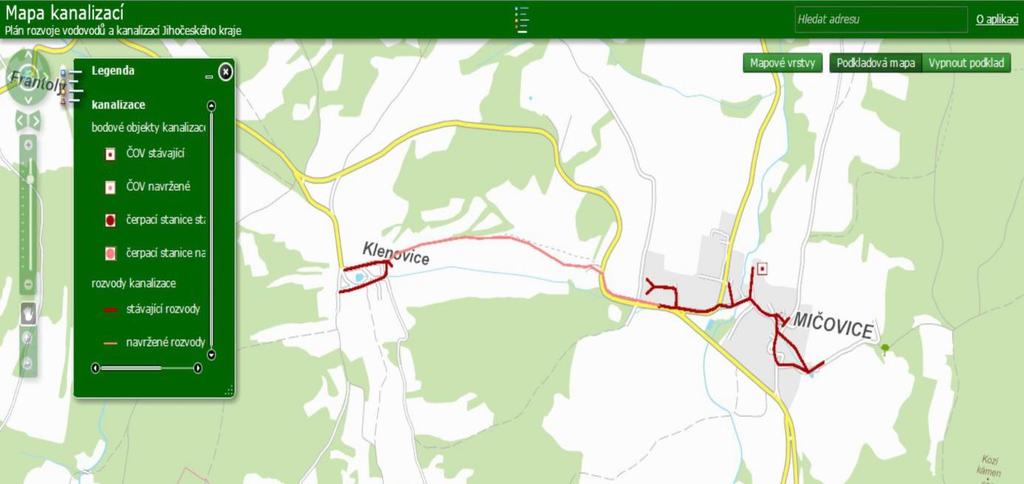 Krajina a životní prostředí údržba krajiny, chráněné lokality; komplexní pozemkové úpravy; rozvojové zóny; kanalizace a ČOV; odpadové hospodářství plánovaný vývoj; informace, poznámky, komentáře V