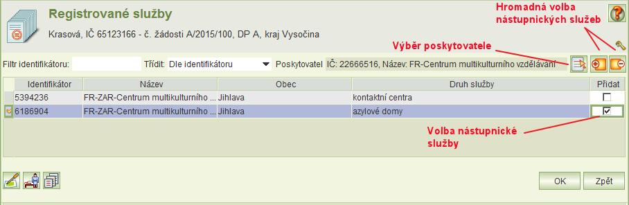 Vyhodnocení nelze měnit, jestliže má dotační kolo zveřejněné výsledky. Evidence jednotlivých návrhů umožňuje transparentně zaznamenat jejich postupný vývoj až do částky Přiznaná výše dotace.