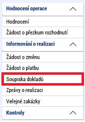 Kliknutím na něj se dostaneme na detail Detail soupisky obsahuje několik záložek, které je třeba postupně vyplnit. Souhrnná soupiska Na záložce souhrnná soupiska je několik bloků.