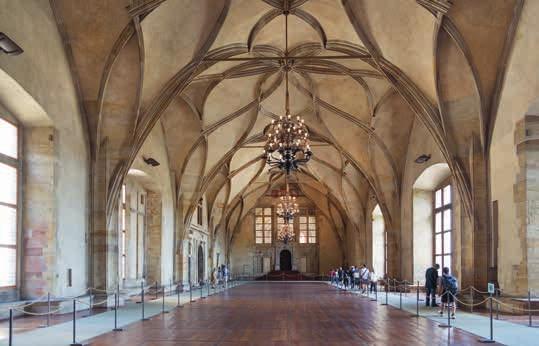 Vladislavský sál je Vladislavský sál. Sál, který je 62 metrů dlouhý, 16 metrů široký a 13 metrů vysoký, nechal postavit král Vladislav Jagellonský koncem 15. století.