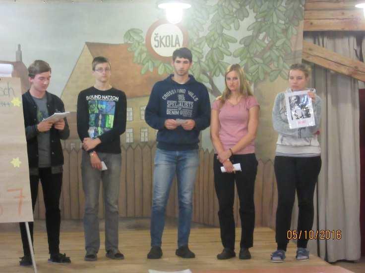 Na všech zastávkách naší prohlídky jsme dostali velmi zasvěcený výklad od naší průvodkyně. Večer byl na programu film Karla Kachyni Poslední motýl, který se odehrával v Terezíně v době války.