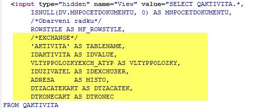 2.13.2 Nastavení uživatelských e-mailů a hesel V tabulce uživatelů v ESO9 běžným způsobem nastavíme e-mailové adresy a hesla pro MS Exchange (činnost 9.8.