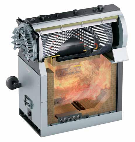 Zařízení na spalování dřeva s topeništěm s přímým vháněním směsi paliva a vzduchu Vitoflex 350-VFE 850 až 13 000 kw Topeniště s přímým vháněním směsi paliva a vzduchu s vysoce teplotním spalováním v