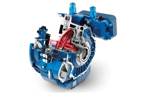 3.3 Hydrodynamické brzdy Hydrodynamická brzda funguje na principu přeměny kinetické energie na energii tepelnou v uzavřeném okruhu.