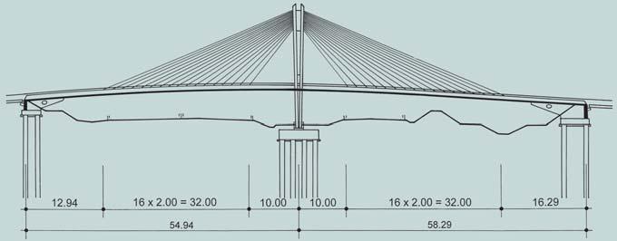 ZAVĚŠENÁ LÁVKA PŘES DÁLNICI D1 V BOHUMÍNĚ CABLE STAYED PEDESTRIAN BRIDGE ACROSS THE MOTORWAY D1 AT BOHUMIN 1 Obr. 1 Lávka přes dálnici D1 Fig. 1 Pedestrian bridge across the motorway D1 Obr.