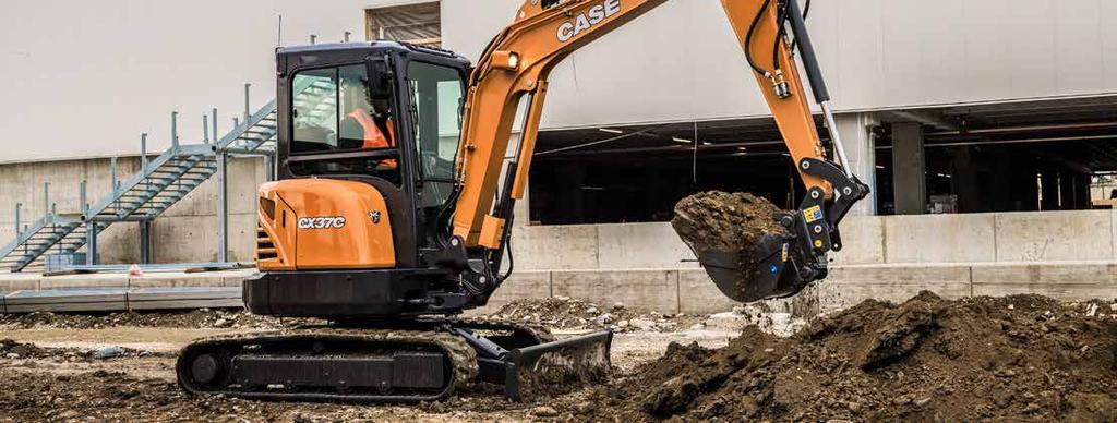 EFEKTIVITA Ekologicky šetrný motor a Auto-idle systém Kubota je osvědčený, spolehlivý, a úsporný motor se sníženou hlučností splňující emisní normy T4 Final / Stage IIIA (CX26C).