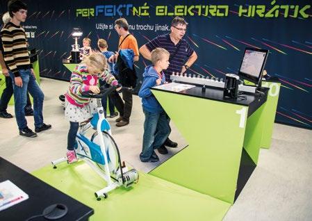 Čeká na vás řada interaktivních exponátů. Vítejte v naší herně a užijte si perfektní elektrohrátky!