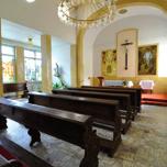 17:30 17:45 Mariánská pobožnost 18:00 18:40 Mše svatá a přivítání 19:00 19:20 Krásy kostela a spiritualita milosrdných bratří 20:00 20:20 Komentované prohlídky 22:00 22:20 23:10 23:30 19:20 19:50