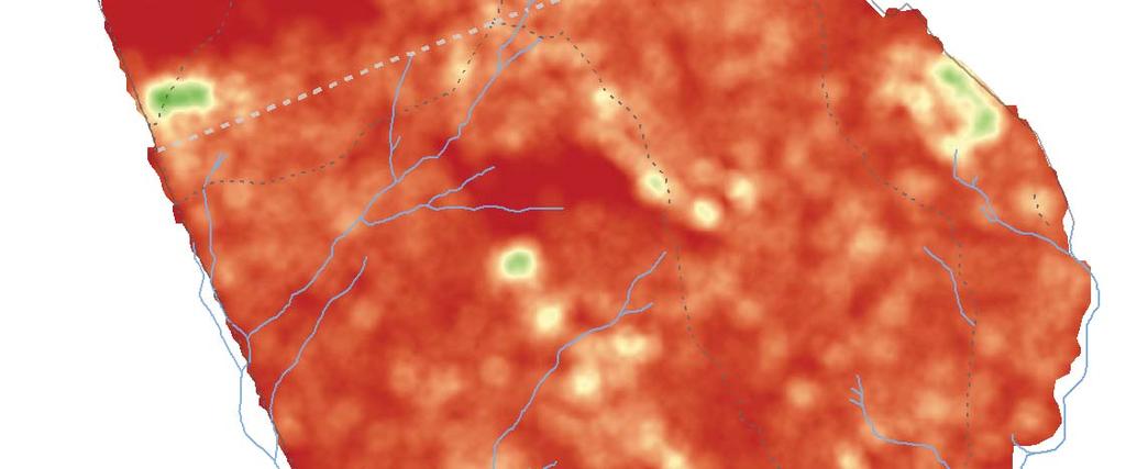 Mapa hustoty živých kmenů v Žofínském pralese v roce 008 Král K., Adam D., Hort L., Janík D., Šamonil P., Unar P., Vrška T.