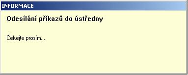 nejsnadnější způsob zjištění správné funkce spojení je vyvolání stavového displeje ústředny. Z menu Uživatel Stav Stavový displej.