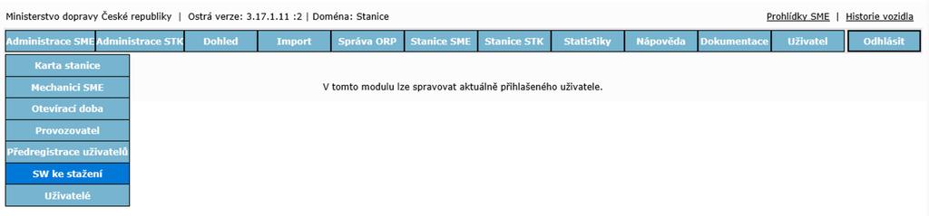 2 Instalace a odinstalace SME Terminálu 2.1 Stažení aplikace TerminalWinService Na stránce CIS STK (https://stk.mdcr.