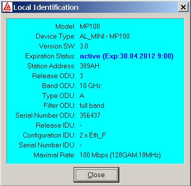 Obrázek 89 Zjištění Station Address 2) Přepnutí ASD Clienta do Network módu - menu Options, volba Network mode. Zobrazí se obrazovka viz obrázek 90.
