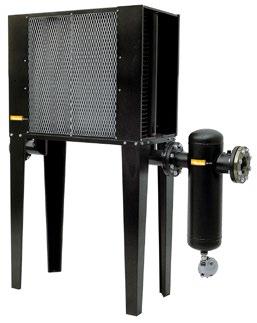 Dochlazovače pro stlačený vzduch a technické plyny Dochlazovače slouží ke zchlazení stlačeného vzduchu nebo technických plynů. Po zchlazení dochází ke kondenzaci vlhkosti ve výměníku.