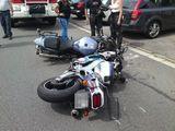 056 4.8.2012 13:48 - Chlumec nad Cidlinou, Pražská Dopravní nehoda dvou motocyklů.
