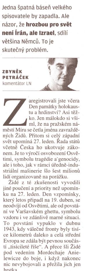 4), v časopisech častěji. Obr. 3. 3 Zarážka či štoček Reportáž označující žánr novinového textu (Hospodářské noviny, 20. 4. 2012).