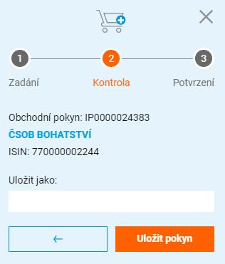 Potvrzení pokynu je možné prostřednictvím SMS kódu nebo aplikace ČSOB Smart