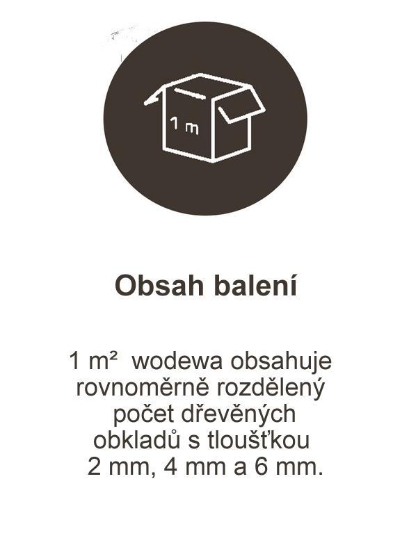 (přírodní) Nízká hmotnost: 3,3 kg / m² Přírodní růstové