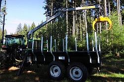 výměra 50 ha lesa: malotraktor nad 38 kw, vyvážecí vlek do 10t Min.