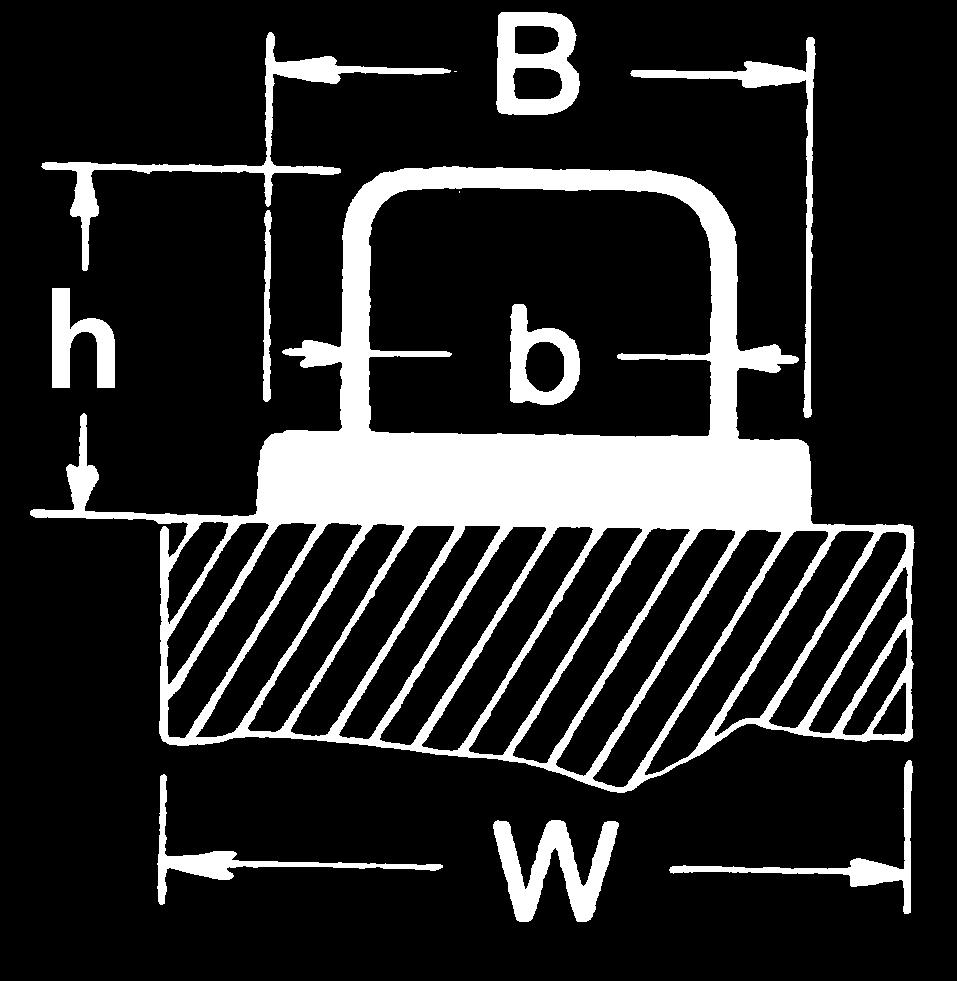 Výztužné přípojky Dumbo -Stahl-Dvouřadý U prvku s roztečí 10, 15, nebo 20 cm délka prvku 1,20 m. Základ pro výpočet je délka 1,25 m. Balení: 5 m Kód Typ Ø / s Pro max.