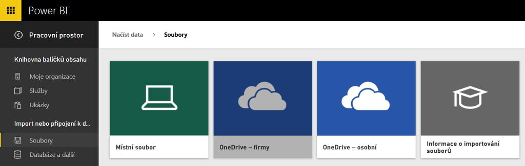 Napojení na OneDrive Firemní OneDrive nabízí podnikové zdroje Výhodou online