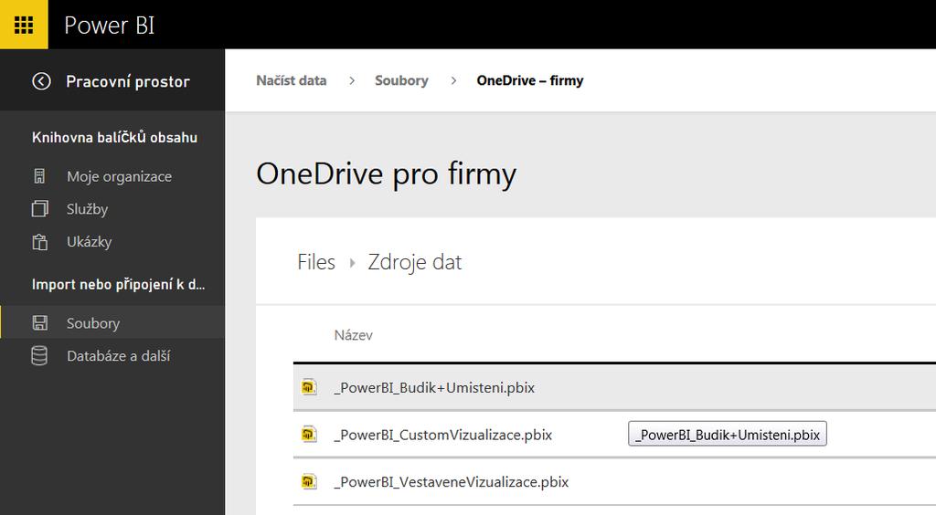 Napojení na OneDrive OneDrive jsou přehledné webové složky Nejlepší je využít