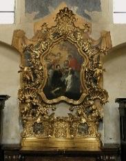 005M Kostel Nejsvětějšího Salvátora, Křížovnické náměstí, Praha 1, k.ú. Staré Město restaurování obrazu na oltáři sv.