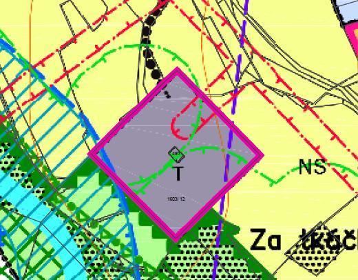 2. Antonín Weissmann, Vyšní 1603/12, T Morávka 603 Lhoty st. 480 Stavby pro bydlení Pokyn pro projektanta: Prověřit změnu využití z plochy T na SB.