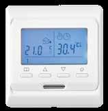 Podrobné informácie o technických parametroch a možnostiach nastavenia termostatov žiadajte u svojho autorizovaného predajcu.