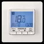 HAKL TH 901 digitálny termostat s dotykovým ovládaním 88,50 s DPH atraktívny dizajn s dotykovým ovládaním a podsvietením široká možnosť nastavenia užívateľských režimov termostat so spínaním prúdom