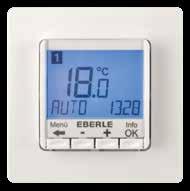 TERMOSTATY TH 901 digitálny termostat s dotykovým ovládaním atraktívny dizajn s dotykovým ovládaním a podsvietením široká možnosť nastavenia užívateľských režimov termostat so spínaním prúdom 15 A