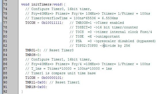 Example: Compare Unit PWM generation