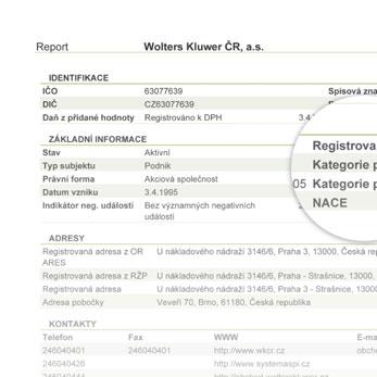Informace o firmách v ČR DETAILNÍ EKONOMICKÉ INFORMACE kompletní identifikační údaje firmy registrované adresy včetně adres poboček kontaktní údaje a ID datové