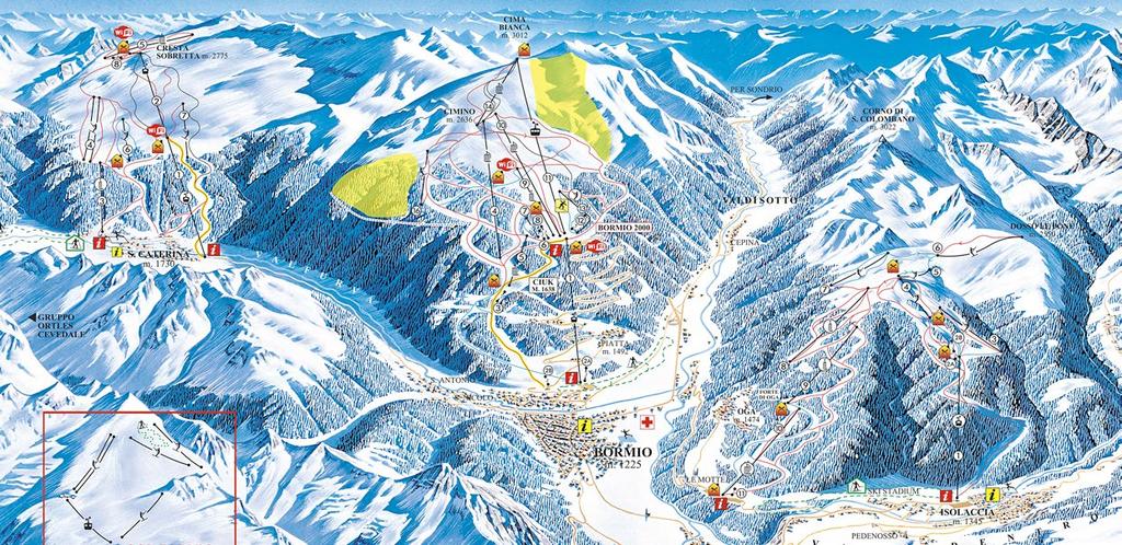 Bormio Livigno Santa Caterina Isolaccia Z Prahy 650 km Santa Caterina 20% 70% 0% 35 km Bormio 35% 50% 5% 50 km Isolaccia 40% 55% 5% 25 km SLEVA za včasný nákup do 5.0.208 Parkování automobilu pro mimopražské!