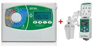 OVLÁDACÍ JEDNOTKY 230V / 24V RAIN BIRD ada ESP Me Kombinovaná modulární ovládací jednotka pro 4-22 sekcí P ídavné rozši ující moduly á 3 sekce resp. á 6 sekcí do max.