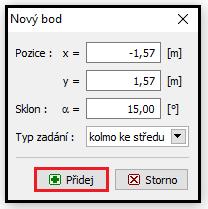 Poznámka: Přesah desky o je vzdálenost od vnější hrany mikropiloty po hranu základu.