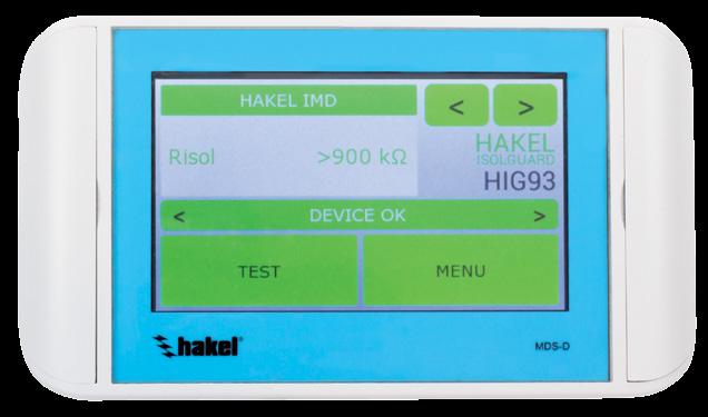 Zdravotní zařízení ISOLGUARD R HAKEL ISOLGUARD MDS-D Modul dálkové signalizace pro zařízení řady ISOLGUARD Modul dálkové signalizace s displejem (MDS-D), řady ISOLGUARD, je zařízení vybavené