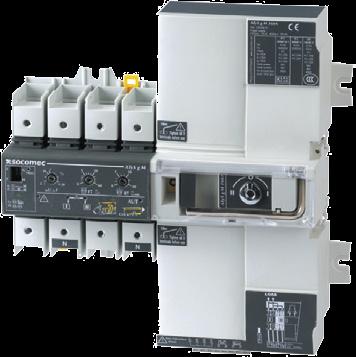 Zdravotní zařízení Automatické přepínače sítí 40 až 160A ATyS M jsou 2pólové a 4pólové modulární automatické přepínače sítí s integrovaným záskokovým automatem.