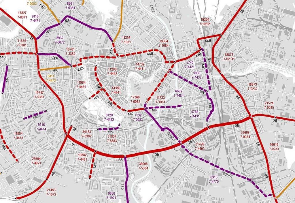 vozidel/24h. Nicméně po dokončení D1 se předpokládá, že bude obsluhovat spíše regionální dopravu mezi Olomoucí a Brnem, čímž se intenzita dopravy sníží.