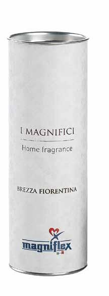 143 BREzzA FIORENTINA BREzzA FIORENTINA Spojením florentského kosatce a levandule vzniká jemné aroma. Během několika okamžiků Vás pohltí sladké tóny Brezza Fiorentina - čisté vůně jara.