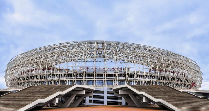 JARO 2018 News Společnost Hempel pomáhá při přípravách Mistrovství světa ve fotbale 2018 Stavební firma: PSO Kazaň (Mordovia arena a Samara arena) Fotograf: Nikolay Gagarin (Saransk stadion)