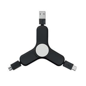 USB a typ C Rozměry: 8,5 x 8,5 x 1 cm