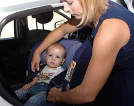 Nezajištěné děti nebo zvířata v automobilu jsou značně ohrožena v případě náhlého brzdění nebo úhybného manévru, nemluvě o dopravní nehodě (náraz nebo převrácení vozidla).