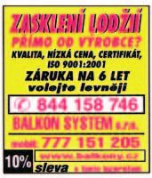 1/04 Hledám byt v Praze 14 nebo blízkém okolí. Dûkuji za nabídku. Tel. 776 650 155. 1/24 âi tûní kobercû, ãalounûní, mytí oken. 603 973 500 2/14 Arch.