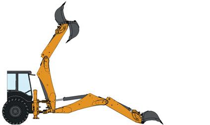 TECHNICKÉ ÚDAJE ZÁKLADNÍ ROZMĚRY R J C A B F K M I L 580ST - 590ST RAMENO NAKLADAČE S NOSIČEM S PŘÍMÝM VÝLOŽNÍKEM NÁSTROJŮ NAKLADAČ (konfigurace 4WD) Std 4 v 1 Std 4 v 1 A Maximální výška vyklápění s
