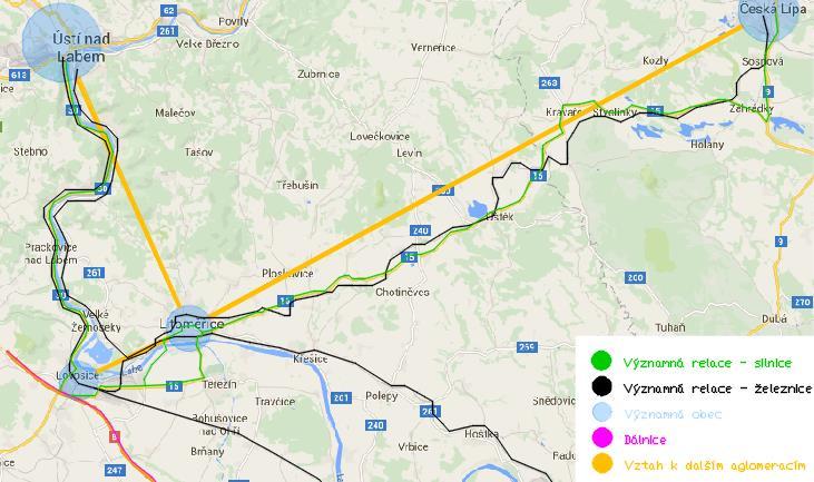 Obrá zek 6:Mapa širších vztahů (https://www.google.c z/maps/@50.6106695,14.2062769,11z upravil Ptáček) 4.