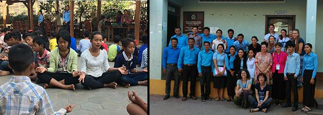 1. OM CHANTING V KAMBODŽSKÝCH ŠKOLÁCH Skupina oddaných Bhakti Margy Švýcarsko měla úžasný zážitek při představování OM CHANTINGU a SIMPLY MEDITATION v kambodžských školách.
