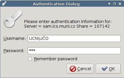 Jméno: UCN\UČO Heslo: Sekundární heslo IS MU