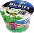 2/6 ks / trvanlivost 17 dní 35358 Ricotta 200 g syrovátkový sýr 18,0 bal.