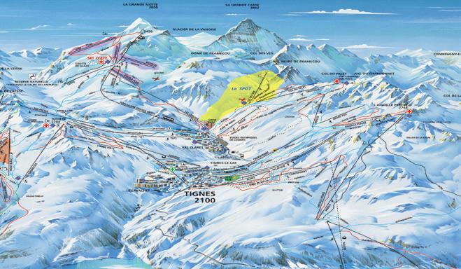 Espace Klly (Val d Isère a Tgnes) 1 m Oblast Espace Klly mnozí považují za nejlepší lyžařský resort na světě a věřte nám, že